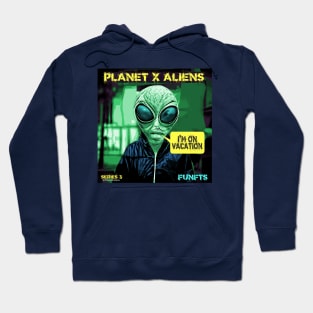 Cool 80's Retro Alien Sci Fi Vacation Hoodie